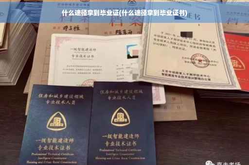 什么途径拿到毕业证(什么途径拿到毕业证书)