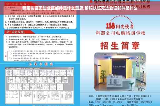 留服认证无毕业证邮件是什么意思,留服认证无毕业证邮件是什么