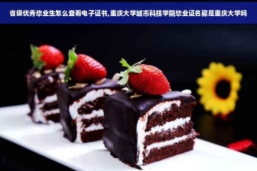 省级优秀毕业生怎么查看电子证书,重庆大学城市科技学院毕业证名称是重庆大学吗