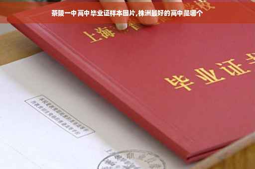 茶陵一中高中毕业证样本图片,株洲最好的高中是哪个