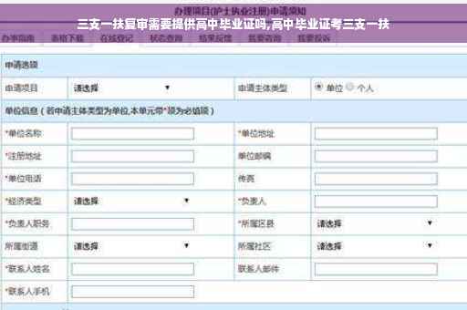 三支一扶复审需要提供高中毕业证吗,高中毕业证考三支一扶