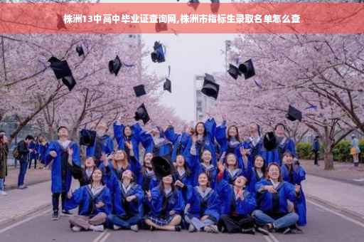 株洲13中高中毕业证查询网,株洲市指标生录取名单怎么查