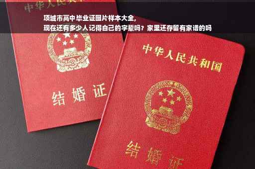 项城市高中毕业证图片样本大全,
现在还有多少人记得自己的字辈吗？家里还存留有家谱的吗