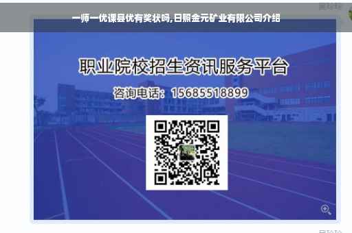 一师一优课县优有奖状吗,日照金元矿业有限公司介绍