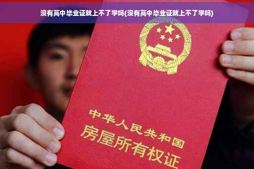 没有高中毕业证就上不了学吗(没有高中毕业证就上不了学吗)