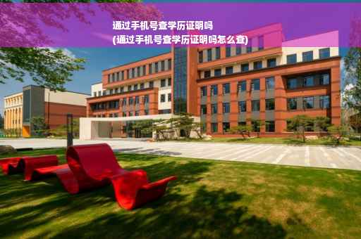 通过手机号查学历证明吗
(通过手机号查学历证明吗怎么查)
