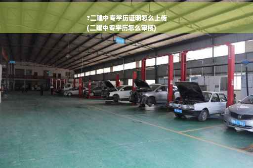 ?二建中专学历证明怎么上传
(二建中专学历怎么审核)