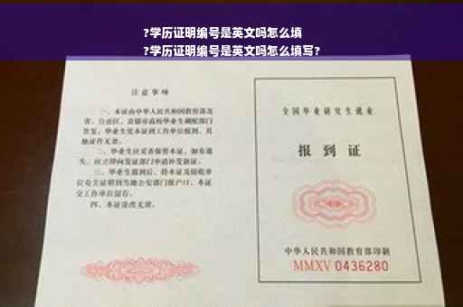 ?学历证明编号是英文吗怎么填
?学历证明编号是英文吗怎么填写?