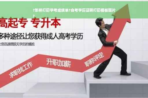 ?怎样打印学考成绩单?自考学历证明打印模板图片
?