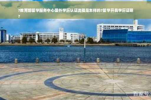 ?教育部留学服务中心国外学历认证流程是怎样的?留学开具学历证明
?