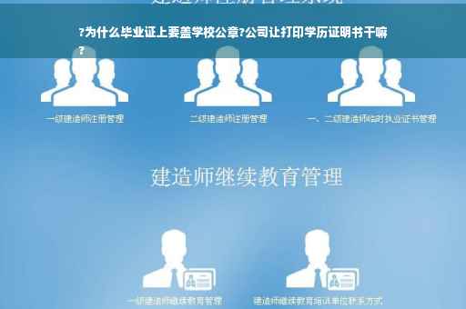 ?为什么毕业证上要盖学校公章?公司让打印学历证明书干嘛
?