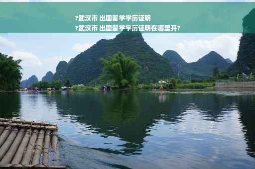 ?武汉市 出国留学学历证明
?武汉市 出国留学学历证明在哪里开?