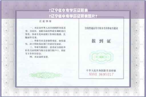 ?辽宁省中专学历证明表
?辽宁省中专学历证明表图片?