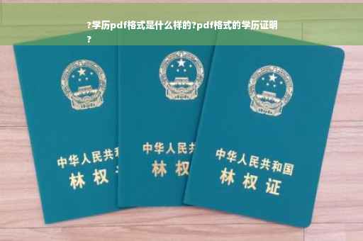 ?学历pdf格式是什么样的?pdf格式的学历证明
?