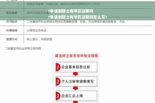 ?申请制硕士有学历证明吗
?申请制硕士有学历证明吗怎么写?