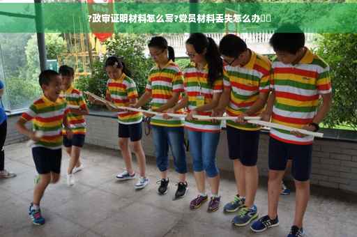 ?政审证明材料怎么写?党员材料丢失怎么办⚡️