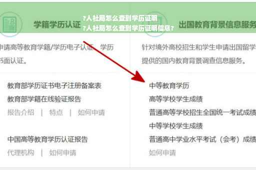 ?人社局怎么查到学历证明
?人社局怎么查到学历证明信息?