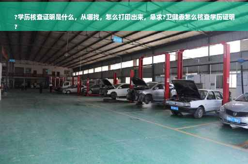 ?学历核查证明是什么，从哪找，怎么打印出来，急求?卫健委怎么核查学历证明
?