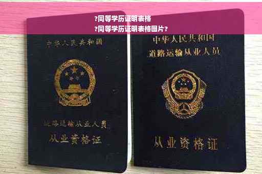 ?同等学历证明表格
?同等学历证明表格图片?