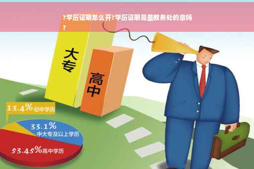 ?学历证明怎么开?学历证明是盖教务处的章吗
?
