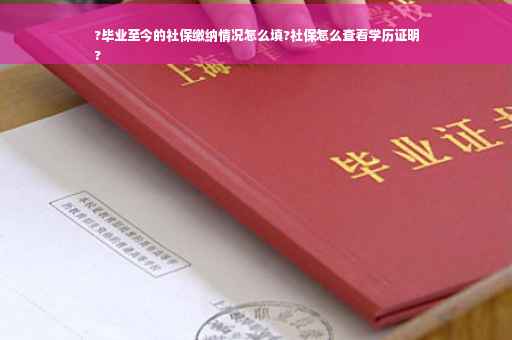 ?毕业至今的社保缴纳情况怎么填?社保怎么查看学历证明
?