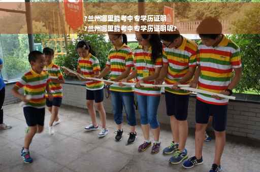 ?兰州哪里能考中专学历证明
?兰州哪里能考中专学历证明呢?