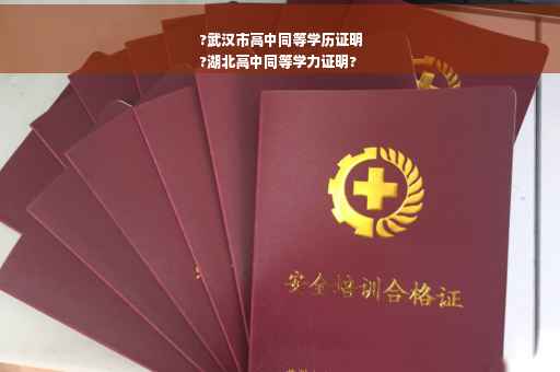 ?武汉市高中同等学历证明
?湖北高中同等学力证明?