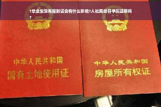 ?毕业生没有报到证会有什么影响?人社局给开学历证明吗
?