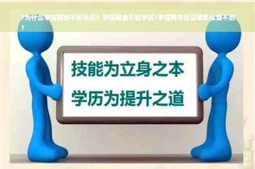 ?为什么学信网查不到学历？学信网查不到学历?学信网学历证明怎么查不到
?