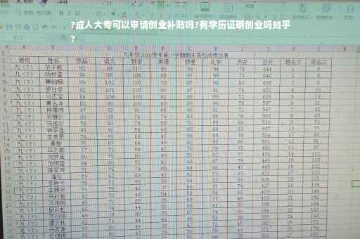 ?成人大专可以申请创业补贴吗?有学历证明创业吗知乎
?