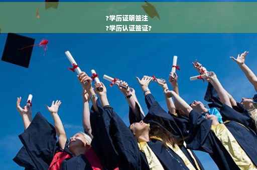 ?学历证明签注
?学历认证签证?