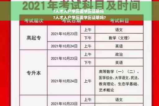 ?人才入户学历要学历证明吗
?人才入户学历要学历证明吗?