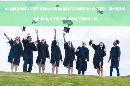 ?申请国外学历认证是不是真的必须要所有的护照签证和出入境记录呢，部分丢失就不能通过认证了吗?护照国内学历证明怎么弄
?