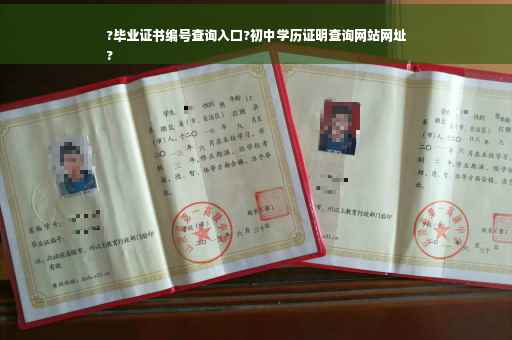 ?毕业证书编号查询入口?初中学历证明查询网站网址
?