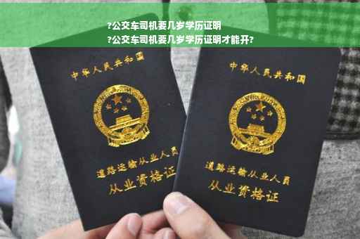 ?公交车司机要几岁学历证明
?公交车司机要几岁学历证明才能开? ?公交车司机要几岁学历证明
?公交车司机要几岁学历证明才能开?