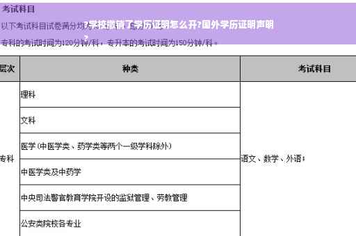 ?学校撤销了学历证明怎么开?国外学历证明声明
?