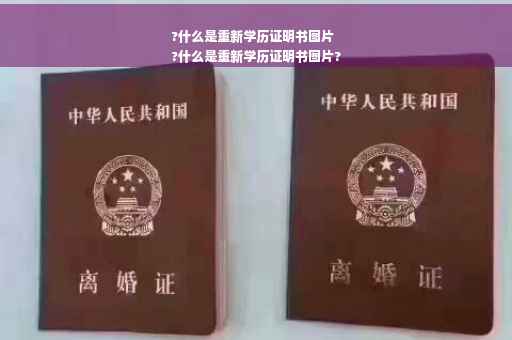 ?什么是重新学历证明书图片
?什么是重新学历证明书图片?