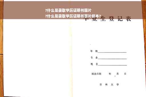 ?什么是录取学历证明书图片
?什么是录取学历证明书图片样本?