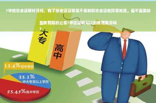 ?学校毕业证明好开吗，有了毕业证证明是不是就和毕业证有同等效用。需不需要加盖教育局的公章?学历证明可以到教育局开吗
?