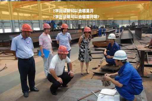 ?学历证明可以去哪里开
?学历证明可以去哪里开呢?