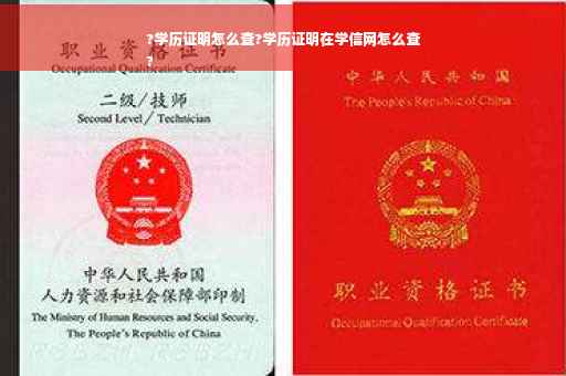 ?学历证明怎么查?学历证明在学信网怎么查
?