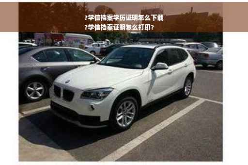 ?学信档案学历证明怎么下载
?学信档案证明怎么打印?