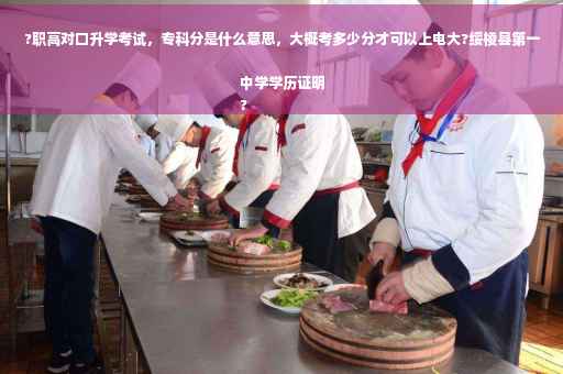 ?职高对口升学考试，专科分是什么意思，大概考多少分才可以上电大?绥棱县第一中学学历证明
?