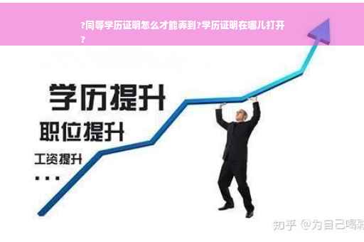 ?同等学历证明怎么才能弄到?学历证明在哪儿打开
?