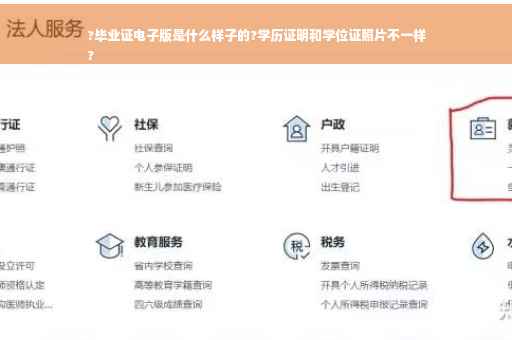 ?毕业证电子版是什么样子的?学历证明和学位证照片不一样
?