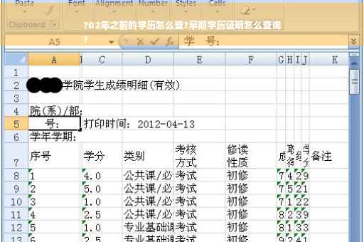 ?02年之前的学历怎么查?早期学历证明怎么查询
?