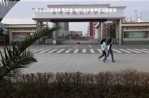 ?怎么证明我是中专毕业?如何出中专学历证明报告
?