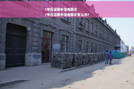 ?学历证明中没有照片
?学历证明中没有照片怎么办?