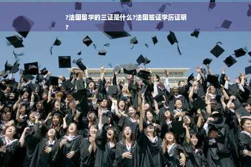 ?法国留学的三证是什么?法国签证学历证明
?