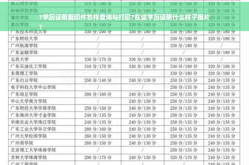 ?学历证明复印件怎样查询与打印?在读学历证明什么样子图片
?